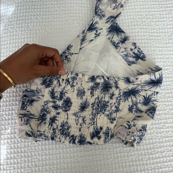 abercrombie & fitch linen blend halter top + midi skirt set. worn once. - Picture 9 of 10